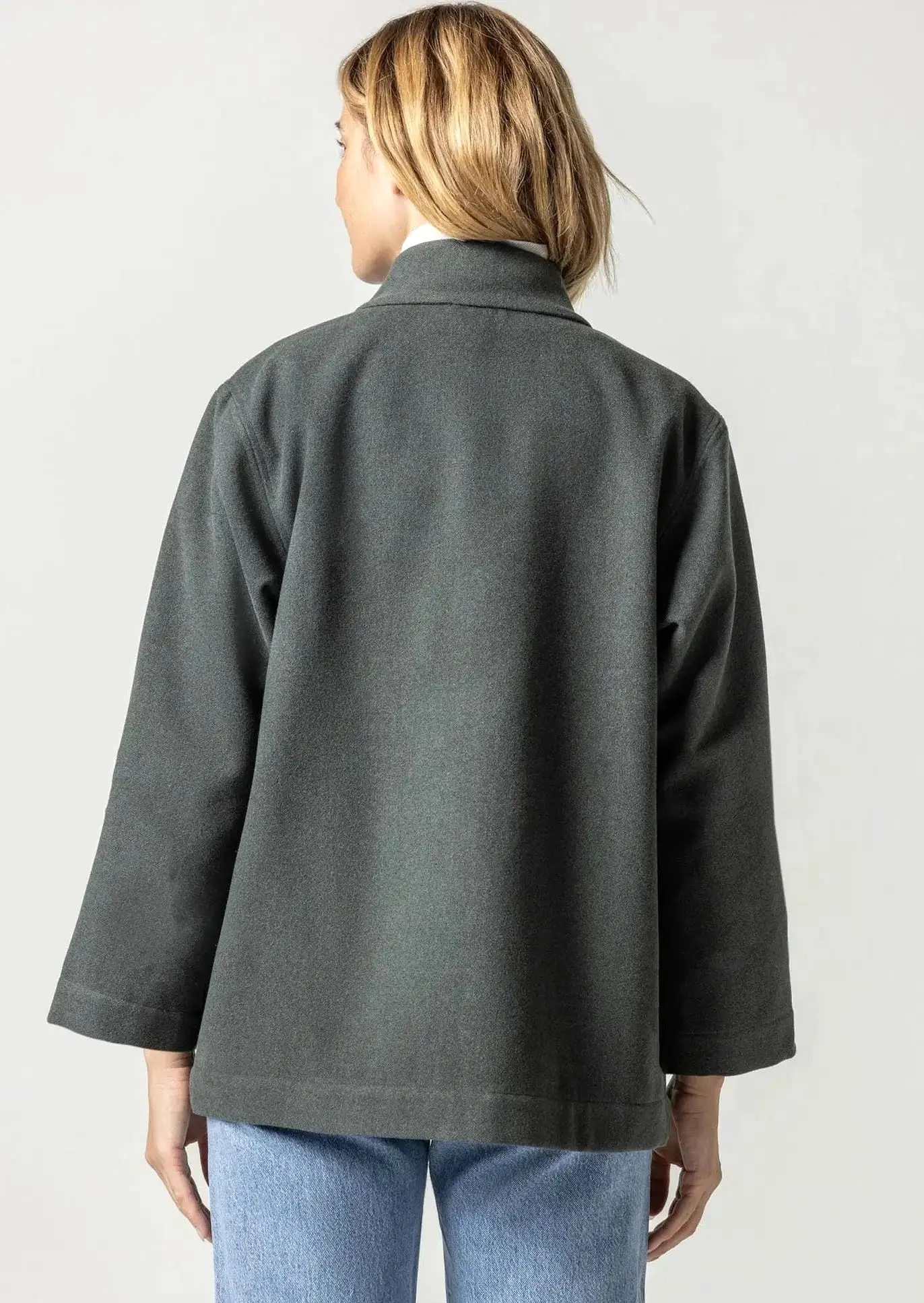 Zip Front Jacket with Pockets